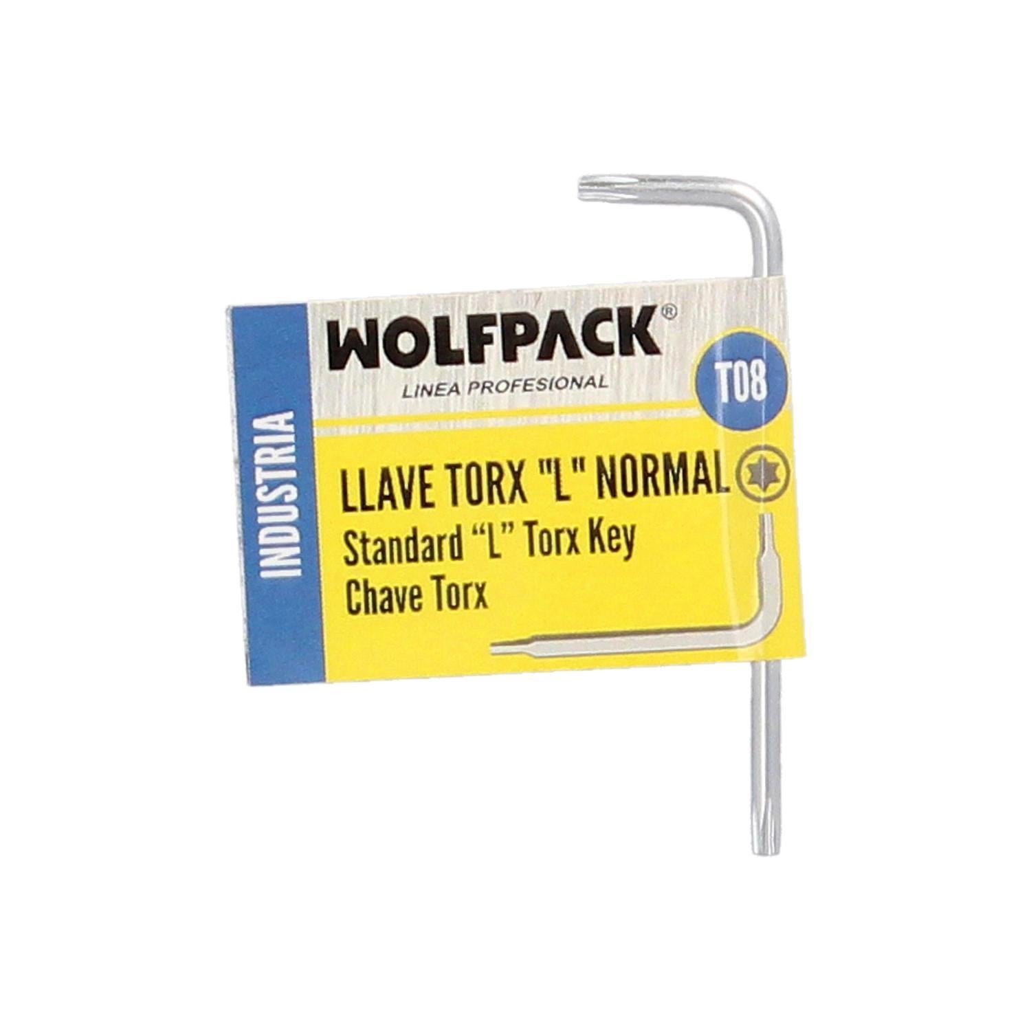 Llave Torx Standar Acero Cromo Vanadio Profesional T08 Mm. Llave Estrella, Llave Allen Estrella_2