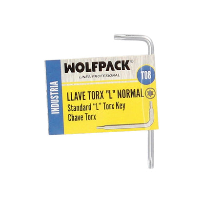 Llave Torx Standar Acero Cromo Vanadio Profesional T08 Mm. Llave Estrella, Llave Allen Estrella_2
