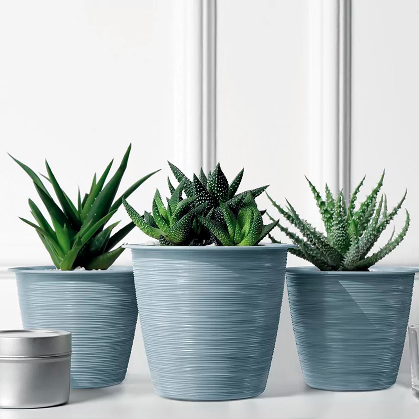 Maceta Furu 5,1l., Dimensiones (mm) 235x235x207, Color Antracita