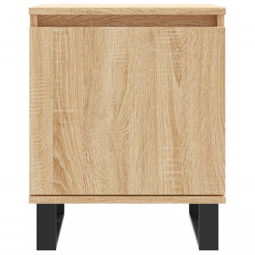 Mesitas Noche 2 Uds Madera Ingeniería Roble Sonoma 40x30x50 Cm_3