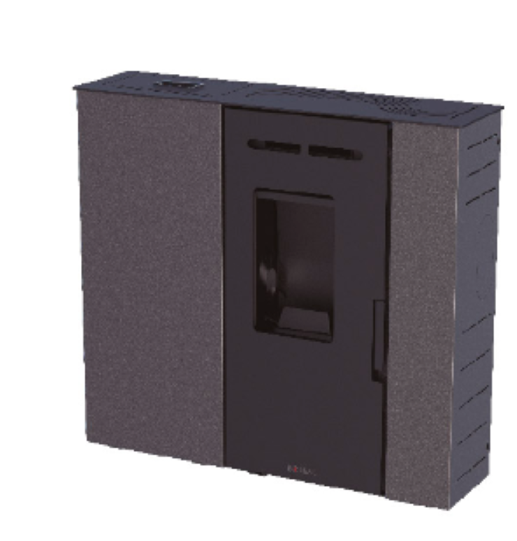 Bricosol Estufa De Pellet Extraplana Boreal 9 Kw Gris_0