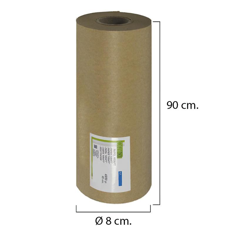 Papel Kraft 45 / 50 Gramos Rollo 90 Cm. X 45 Metros