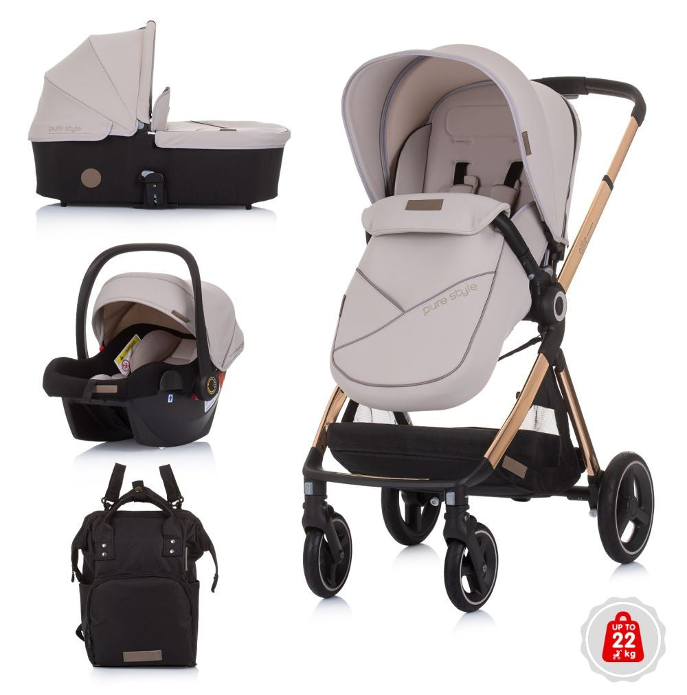 Carrito De Bebé Trío Elite Hasta 22 Kg Sand_0