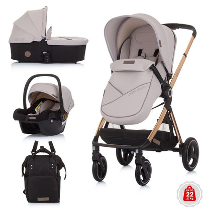Carrito De Bebé Trío Elite Hasta 22 Kg Sand_0