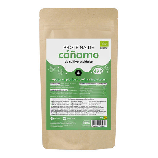 Proteína de Cáñamo Eco Planeta Huerto 250 gr