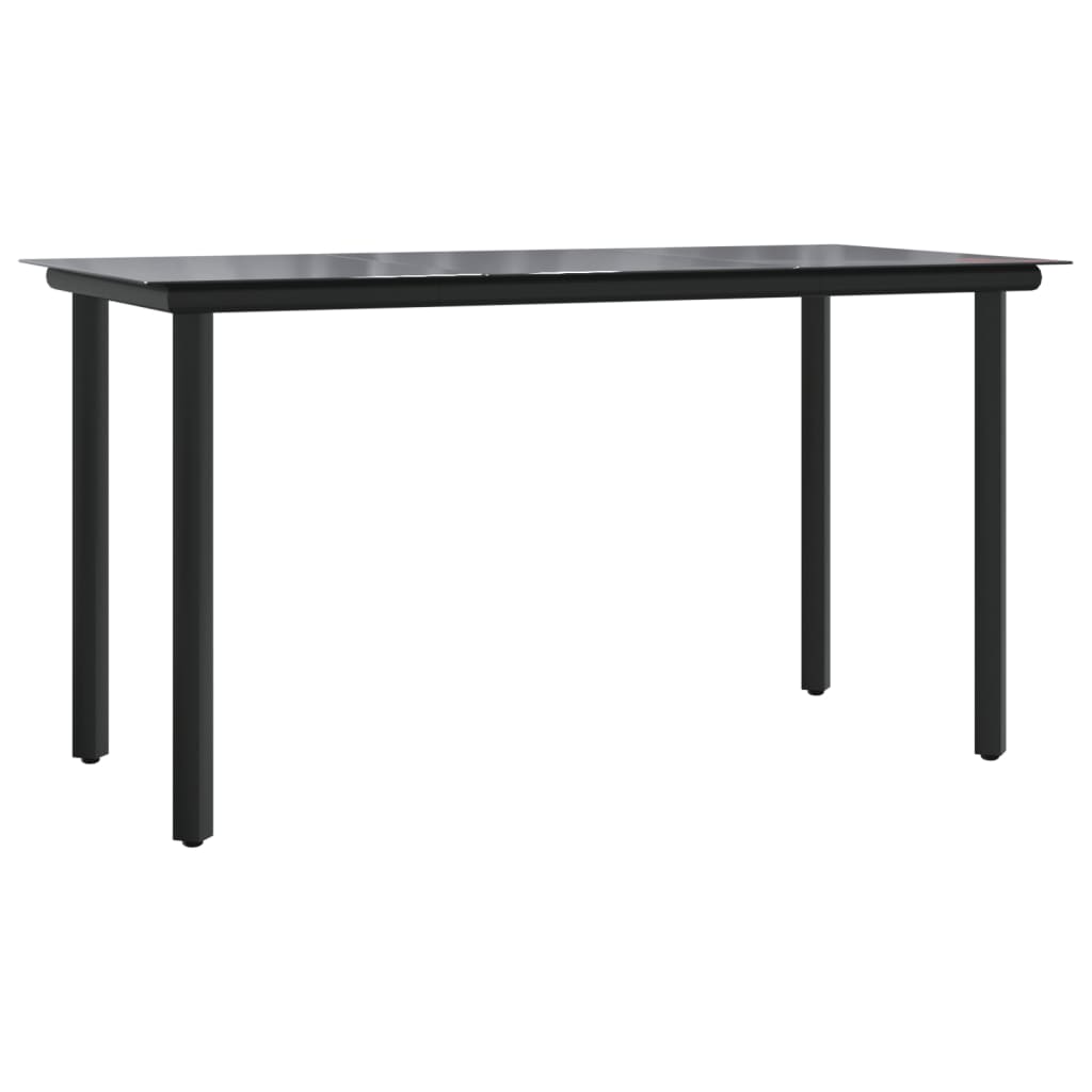 Set Comedor Para Jardín 9 Pzas Y Cojines Ratán Sintético Marrón / Vetonek_1