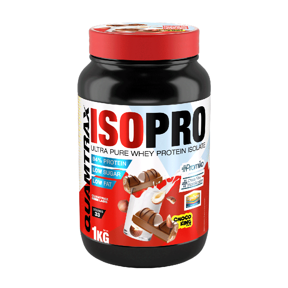 Isopro Cfm - 1kg - Crema De Chocolate Y Avellanas - Proteína De Aislado De Suero Isolate - Quamtrax_0