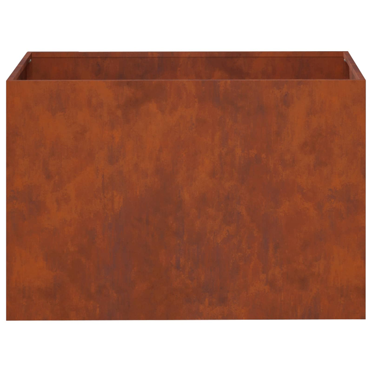 Macetero De Jardín Oxidado 50 X 40 X 40 Cm Acero Oxidado_3