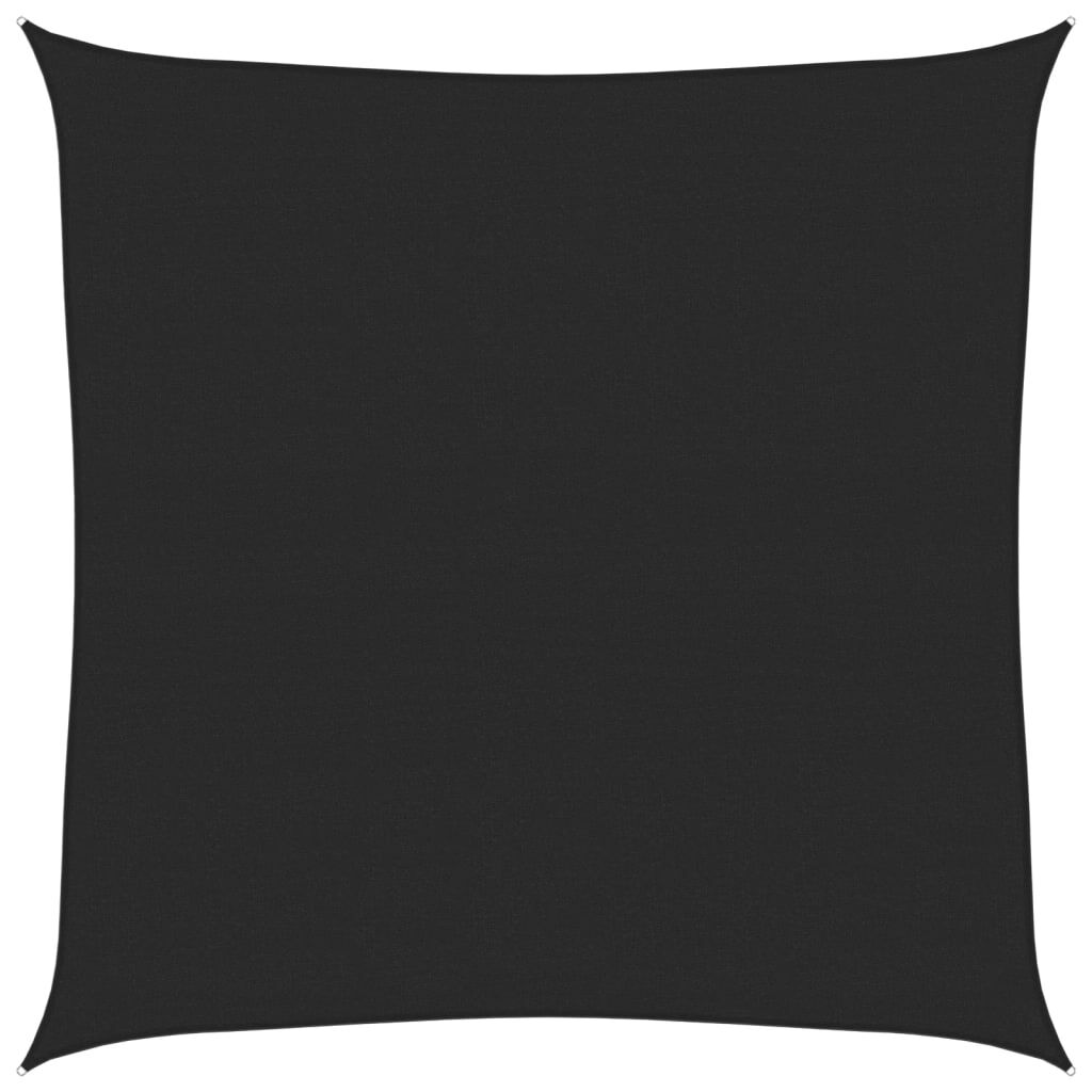 Vidaxl Toldo De Vela Hdpe Negro 160 G/m² 4,5x4,5 M_0