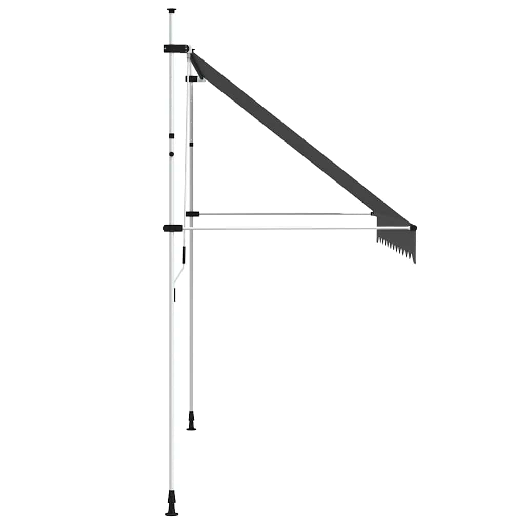 Toldo Retráctil De Operación Manual Antracita 300 Cm_3