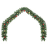 Vidaxl Guirnalda De Navidad Decorada Con Bolas Y Luces Led 20 M
