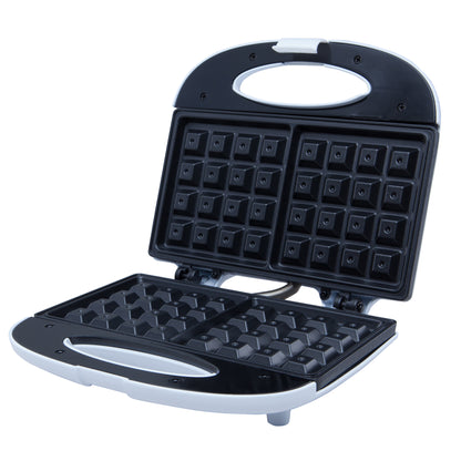 Gofrera Eléctrica, 2 Gofres Belgas Gruesos, Antiadherente, Temperatura Automática, Tacto Frío Adler Ad311 Blanco