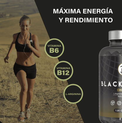Maca Negra Andina Peruana Con L Arginina, 120 Capsulas, Para Máxima Energía Y Rendimiento Con Vitaminas B6/b12_2