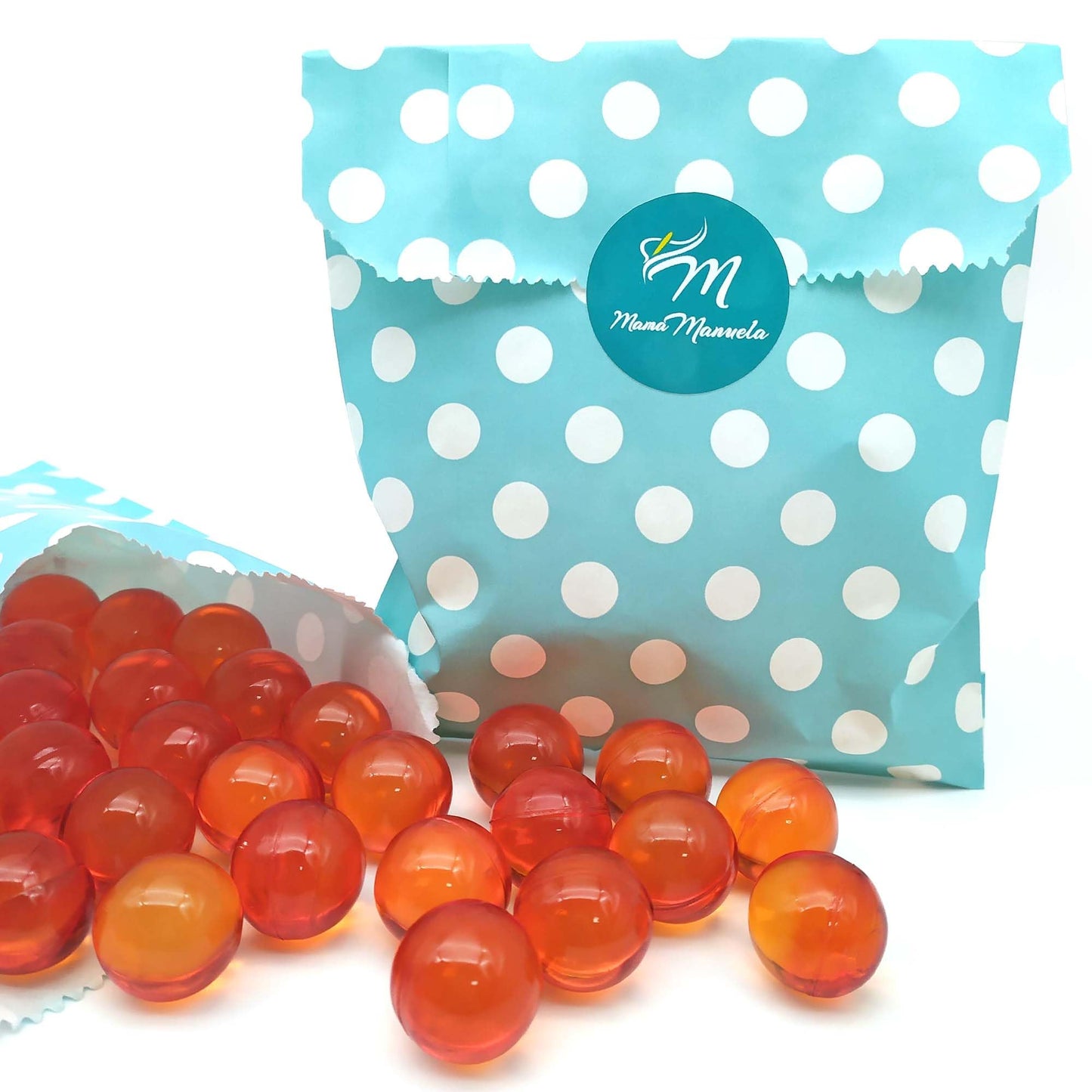 Pack Regalo 12 Perlas Baño En Forma De Bola - Con Aceite De Soja - Hidrata, Suaviza Y Perfuma La Piel - Aroma Melocotón_0