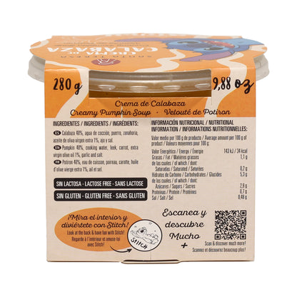 Santa Teresa - Crema De Calabaza Disney. Con Aceite De Oliva Virgen Extra. Sin Conservantes, Sin Gluten, 280g