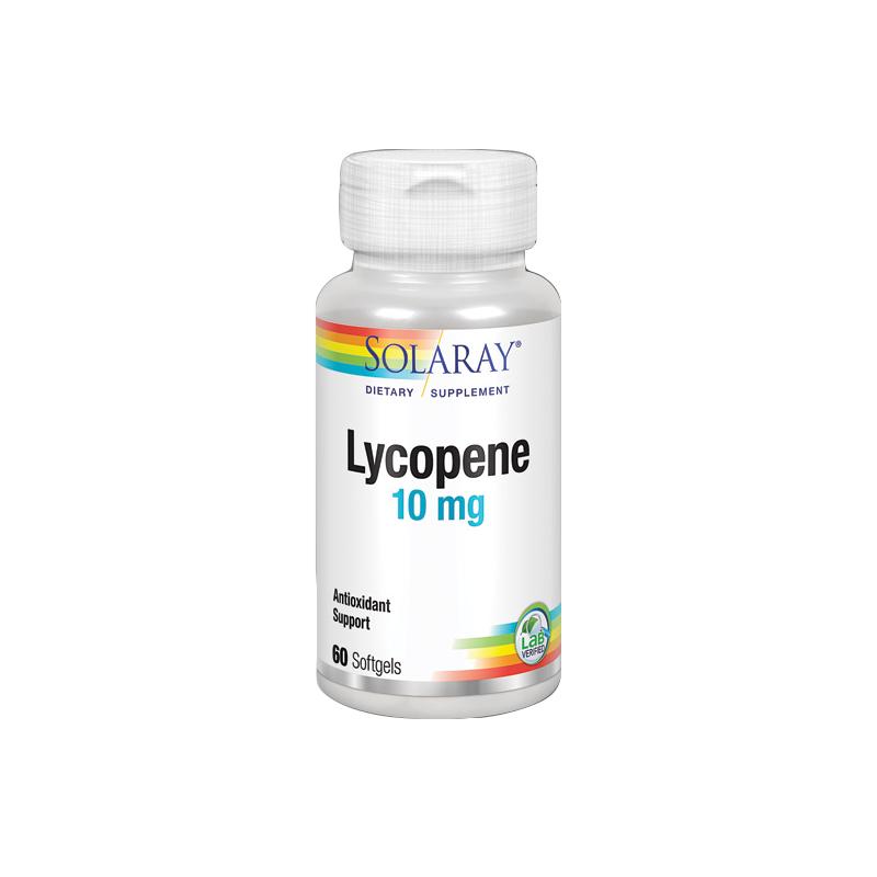 Lycopene 10 mg Solaray, 60 cápsulas