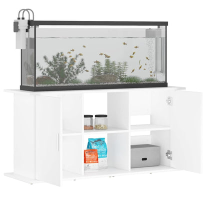 Vidaxl Soporte Para Acuario Madera De Ingeniería Blanco 121x41x58 Cm_3