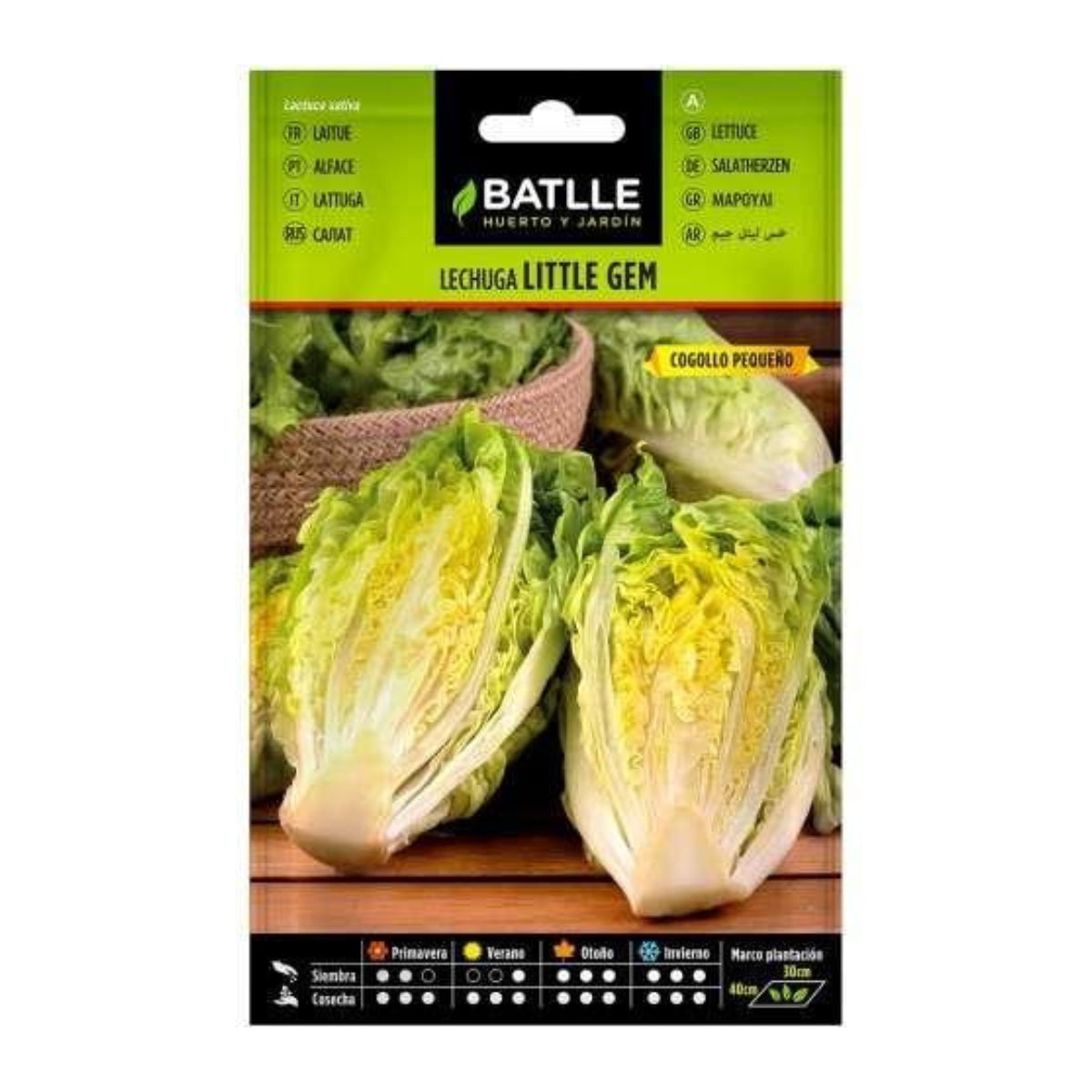 Semillas de Lechuga Little gem cogollo Batlle