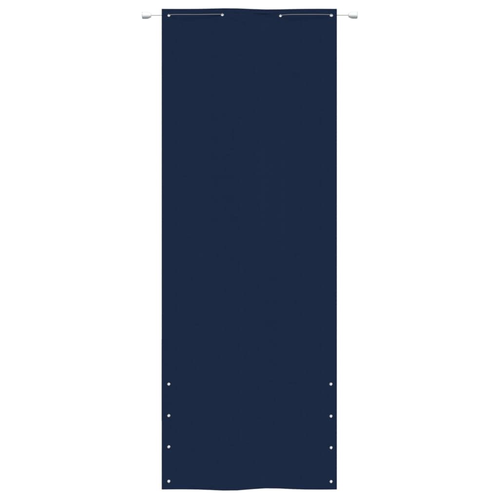 Vidaxl Toldo Para Balcón De Tela Oxford Azul 80x240 Cm_1