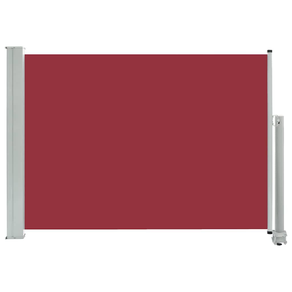 Vidaxl Toldo Lateral Retráctil De Jardín Rojo 80x300 Cm_0
