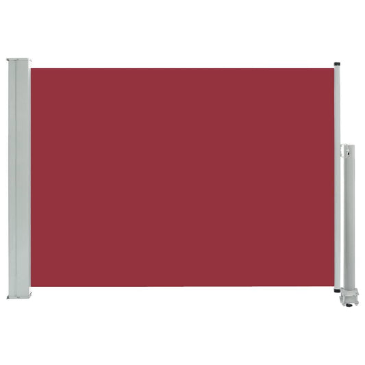 Vidaxl Toldo Lateral Retráctil De Jardín Rojo 80x300 Cm_0