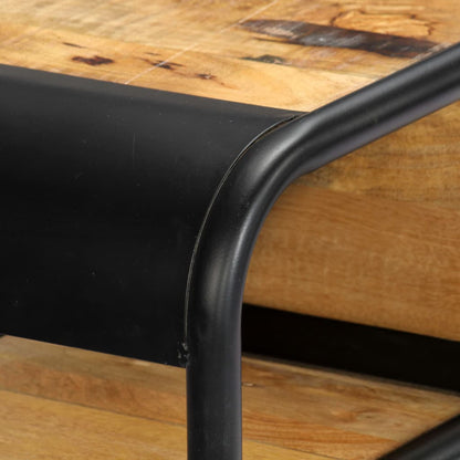 Mesa Consola De Madera Maciza De Mango 118x30x75 Cm_3