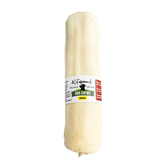 Lifebound - Hueso Masticable Natural Para Perros De Ternera En Rollo Con Sabor Natural - 10 Piezas - M