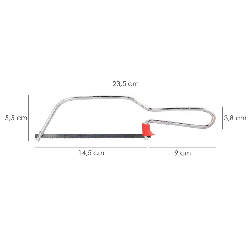 Arco Sierra Junior Con Hoja 145 Mm. Sierra De Arco, Sierra Con Empuñadura, Serrucho, Segueta, Mini Arco Sierra, Limandel