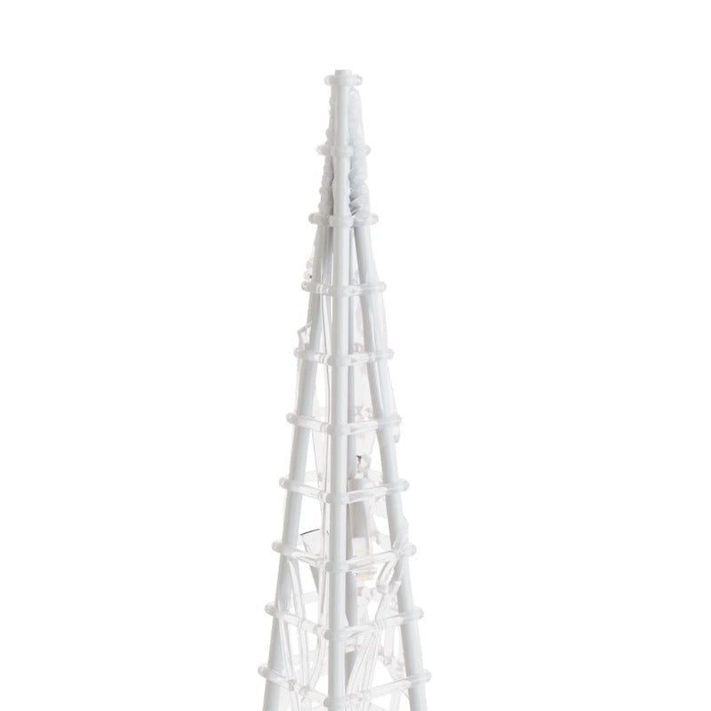 Vidaxl Cono De Luz Led Decorativo Acrílico Blanco Frío 90 Cm_5