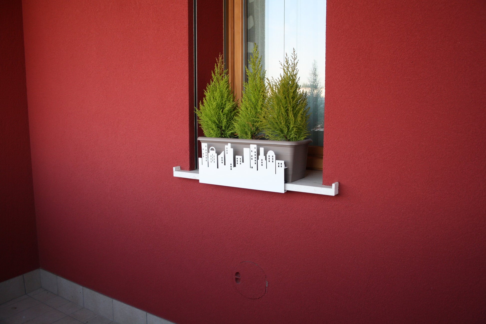 Soporte Jardinera Vasosicuro City Blanco.