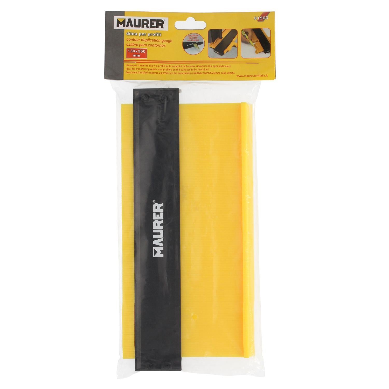 Medidor De Contornos 130x250 Mm. Con Bloqueo. Medidor De Perfiles, Medidor Formas, Duplicador Perfiles, Preciso,dureza Ajustable