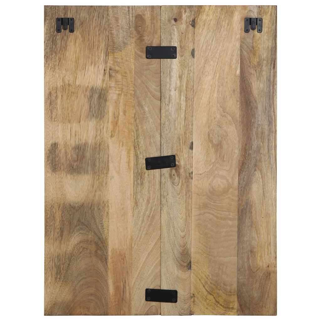 Mesita De Noche Madera Maciza De Mango 60x32x80 Cm_3