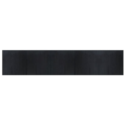 Alfombra Rectangular Bambú Negro 100x500 Cm / Vetonek_3