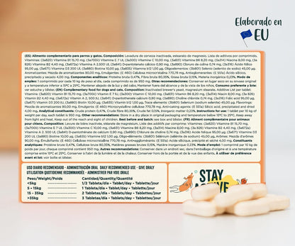 Wolf Belly Stay Active Vitaminas para Perros Senior +8 años 30 comp