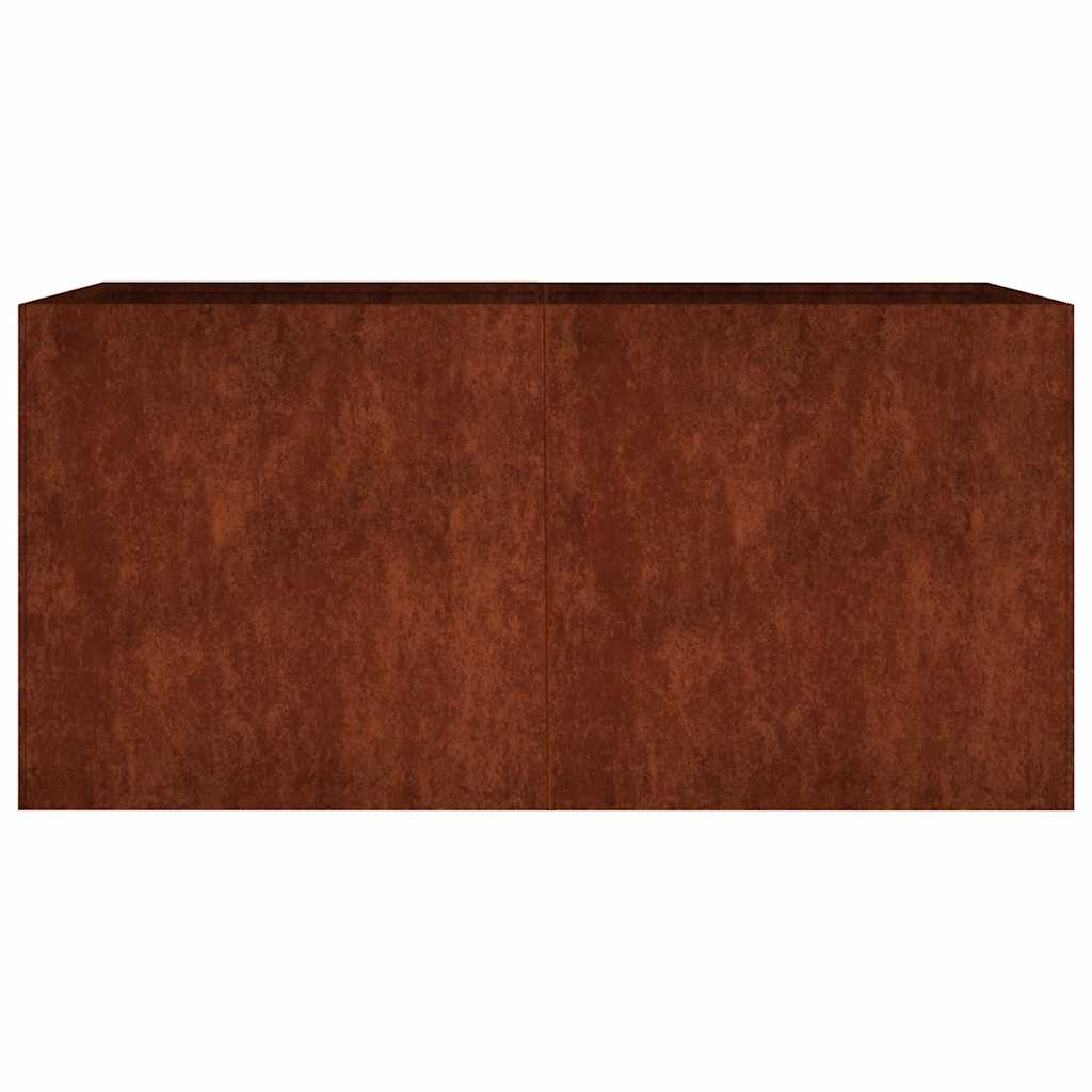 Maceta De Acero Corten 80x40x40 Cm_3