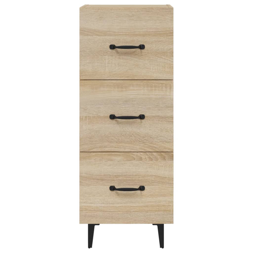 Aparador Madera Contrachapada Color Roble Sonoma 34,5x34x90 Cm / Vetonek_0