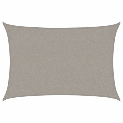 Vidaxl Toldo De Vela Rectangular Hdpe Gris Claro 160 G/m² 2x3 M_0