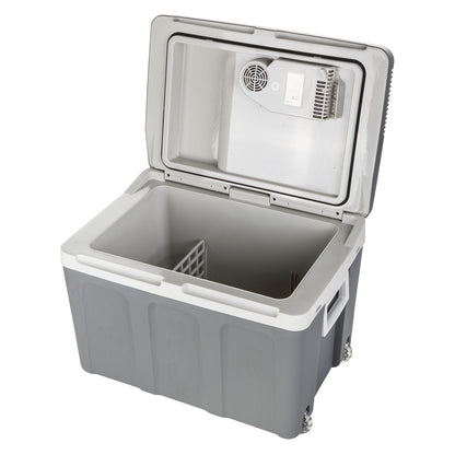 Nevera Portátil Eléctrica De Viaje, Coche, Camping, 40 L, Conexión 12v Y 220v, Enfría Y Calienta, Briebe, Cf1155, Gris_1