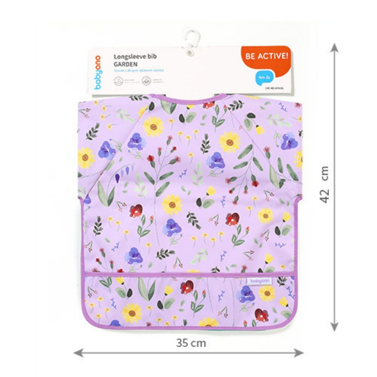 Babero Baby Con Mangas 6m-2a Garden_3