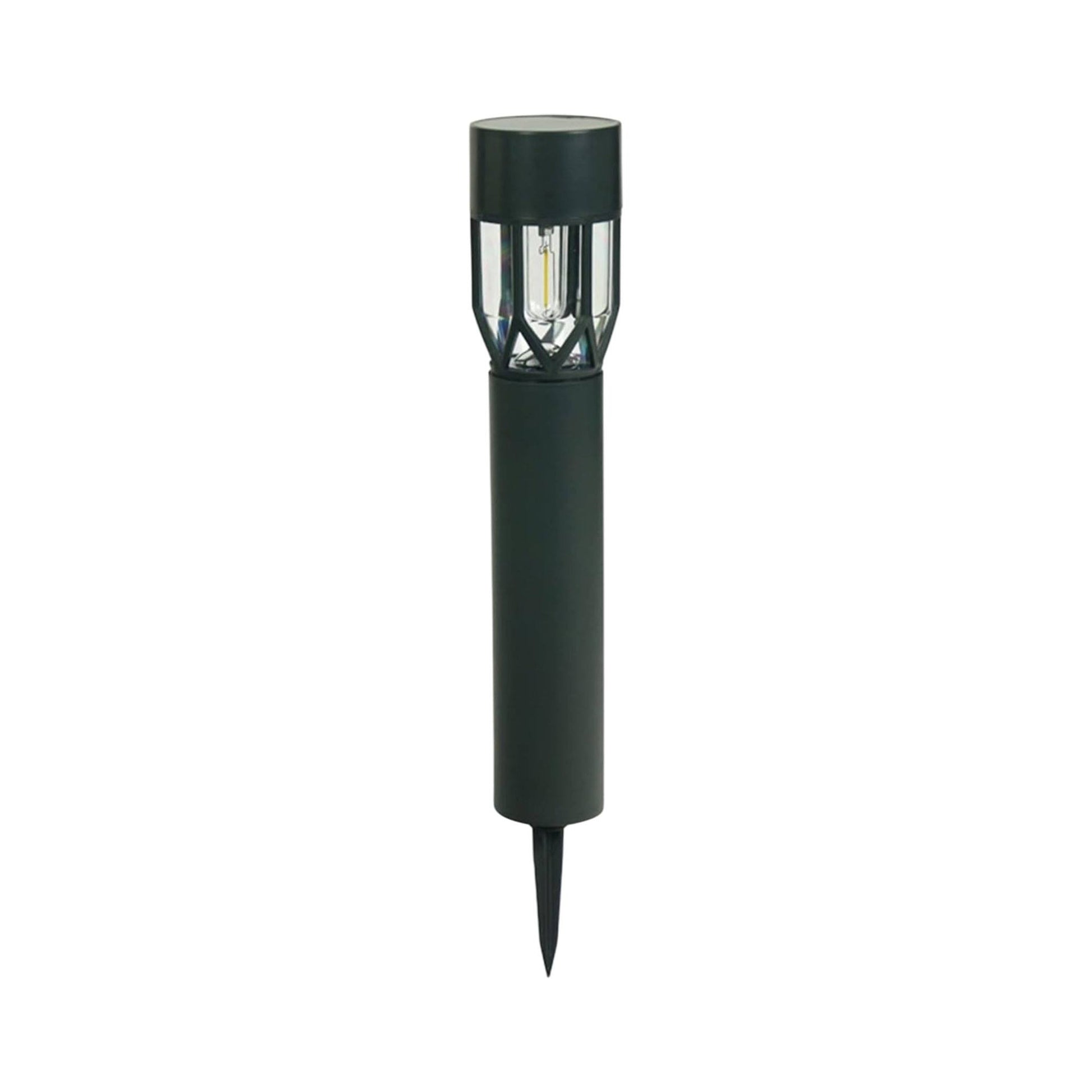 Well Home Farol Solar Para Jardín Con Led Blanco Cálido Y Panel Solar Ø7,2x40cm_0