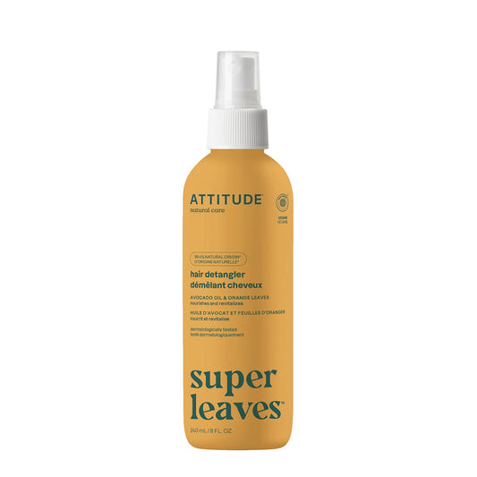Super leaves Desenredante capilar Nutre y revitaliza Hojas de naranjo Attitude 240 ml