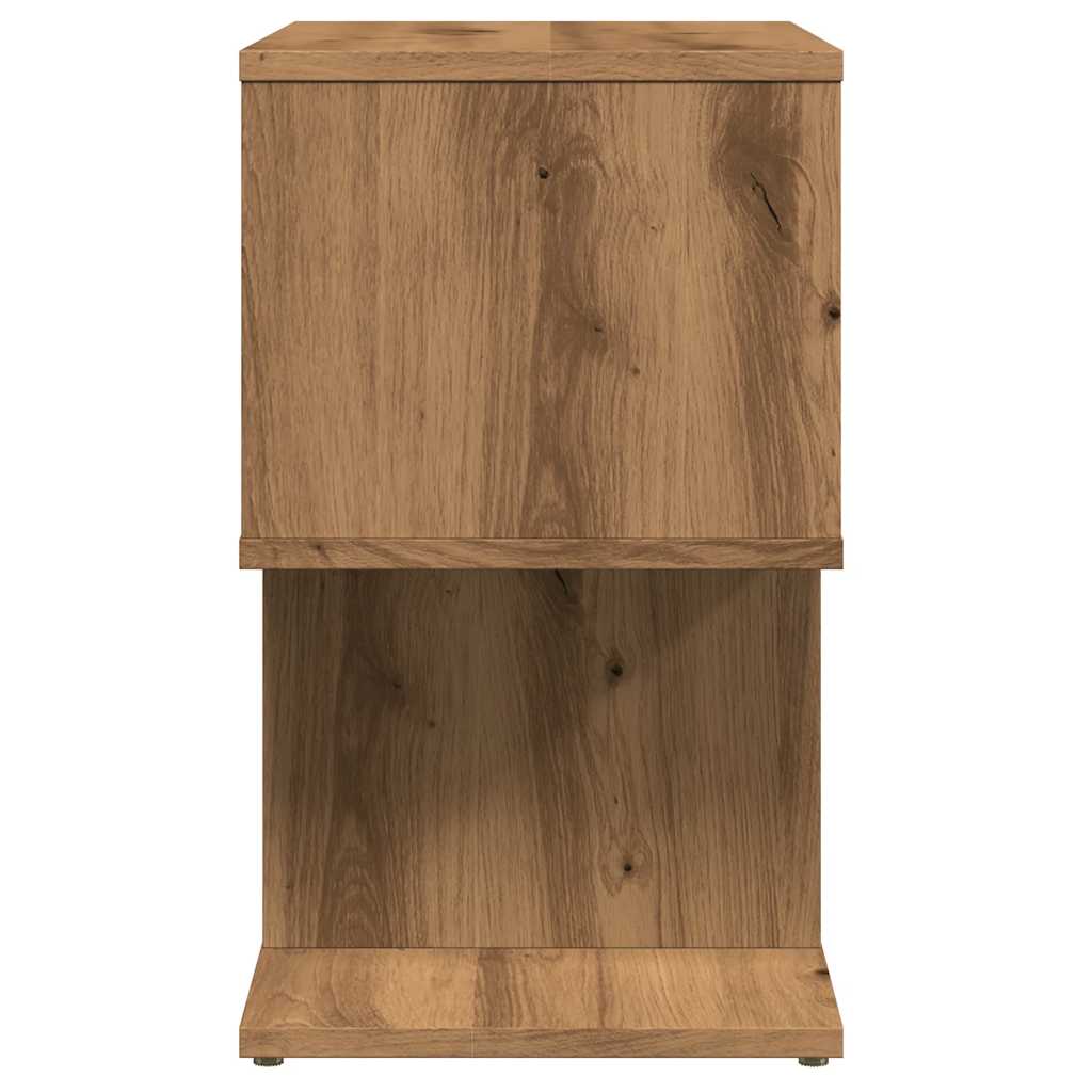 Mesitas De Noche 2 Uds Madera Ingeniería Roble 50x30x51,5 Cm_4