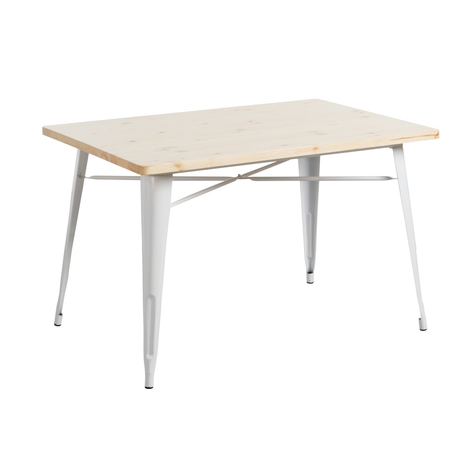 Mesa De Comedor Rectangular Iron Wood 120x80x74cm Thinia Home_0