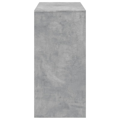 Mesa Alta De Bar Madera Ingeniería Gris Hormigón 102x50x103,5cm_3