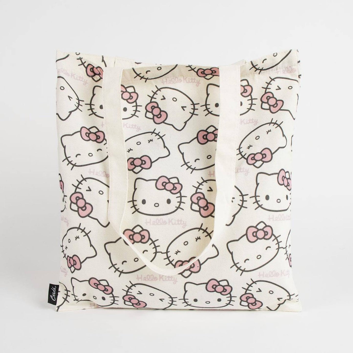 Bolsa Shopping Hello Kitty, Unisex Adulto, Blanco Y Negro_1