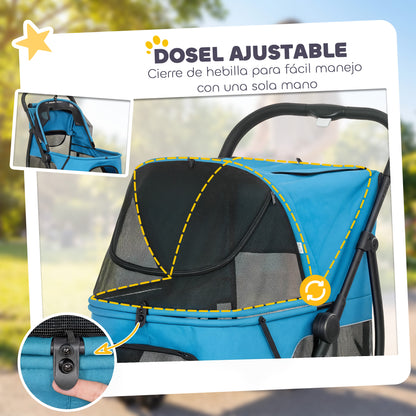 Pawhut Carrito Para Perros Plegable_5