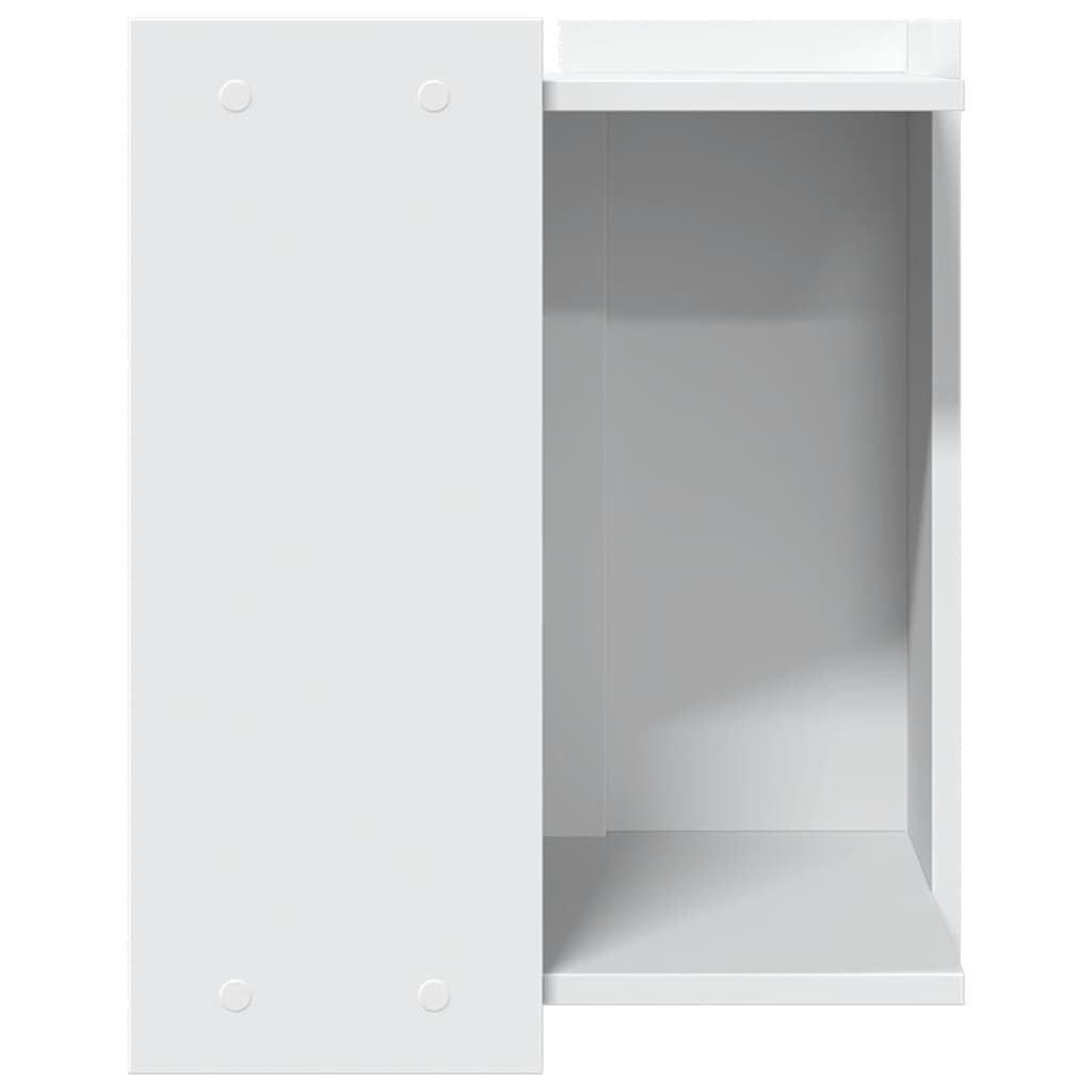 Vidaxl Mueble Arenero Para Gatos Madera Ingeniería Blanco 42x42x51 Cm_4