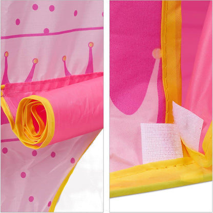 Well Home Tienda De Juego De Castillo De Princesa Rosa Ø105x125cm_4