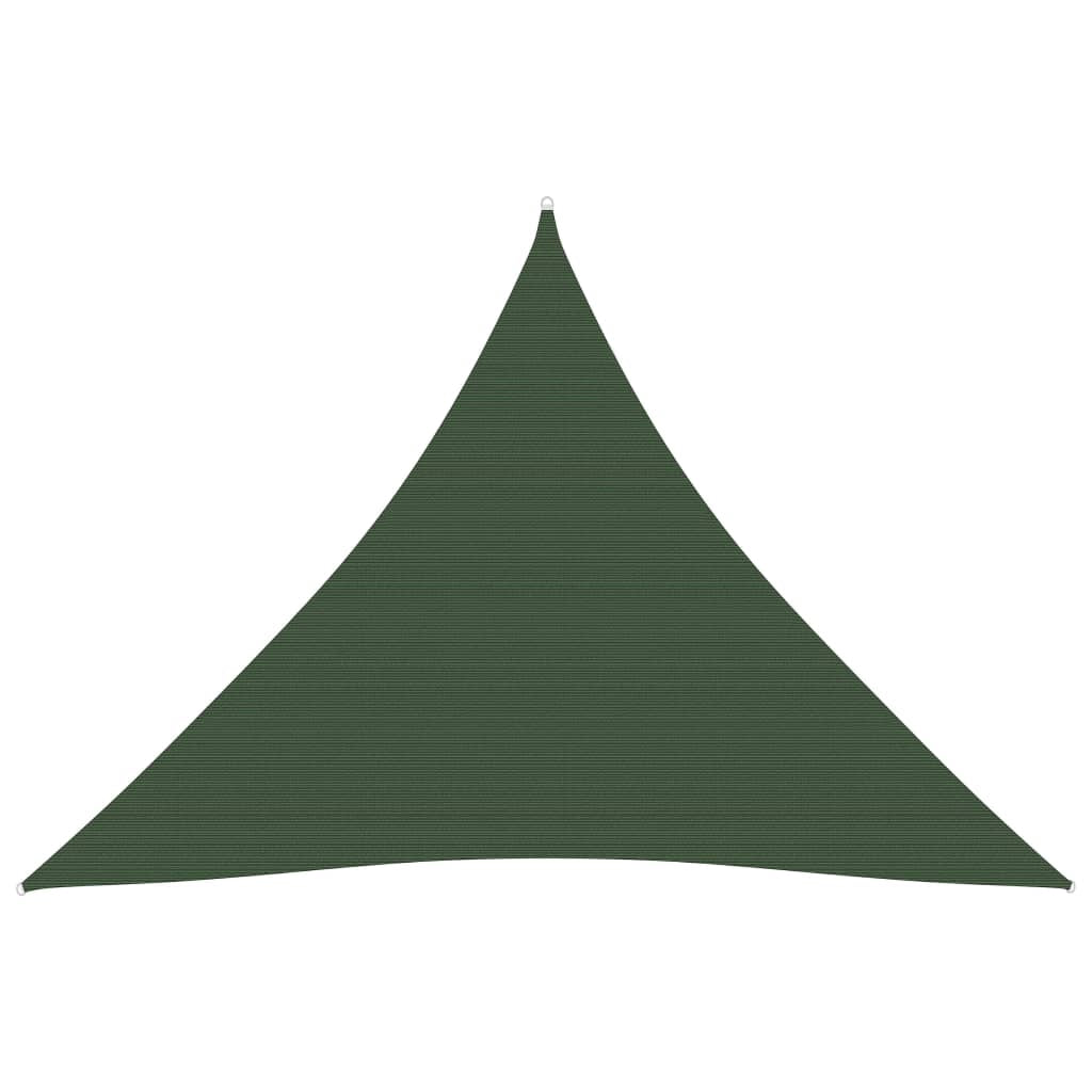 Vidaxl Toldo De Vela Verde Oscuro Hdpe 160 G/m² 5x5x5 M_0