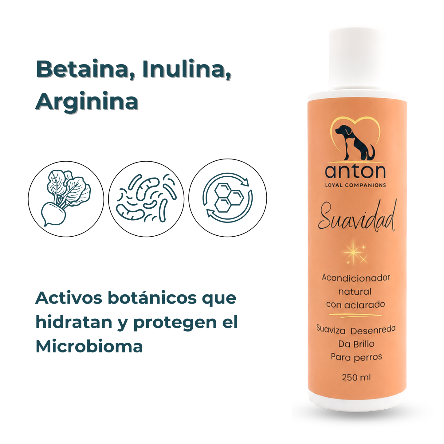 Acondicionador natural para el cuidado del pelaje de perros – Pack 3 x 250 ml_3